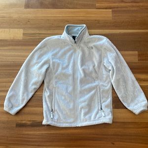 North Face zip up! Size L in kids or XS in womens!